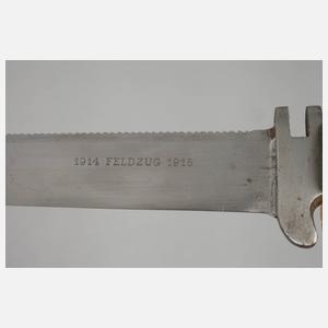 Grabendolch 1. Weltkrieg