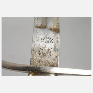 Artilleriesäbel Sachsen