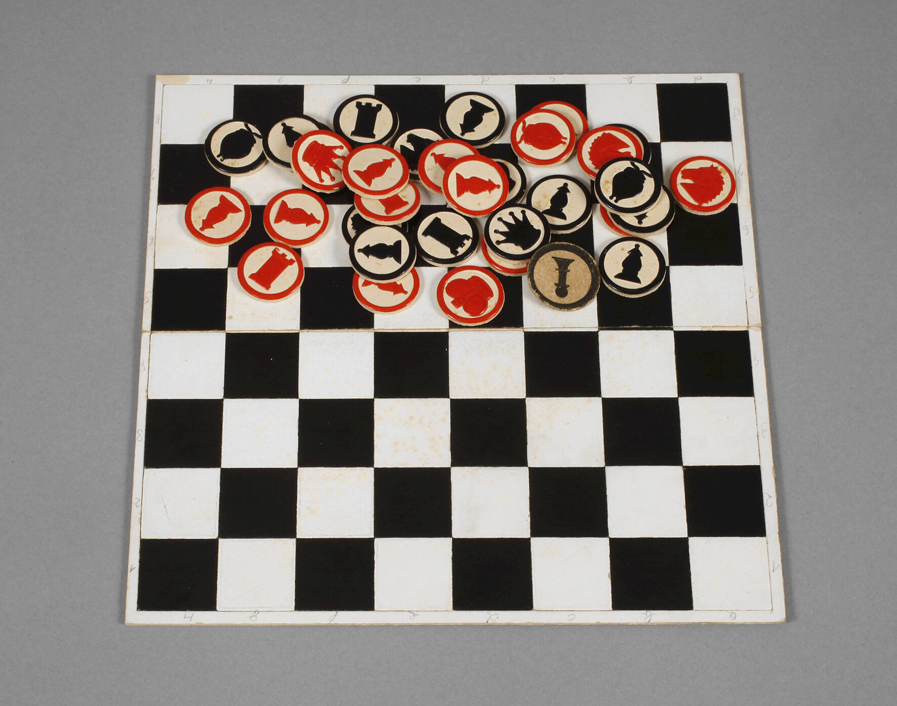 Schachspiel für das Feld