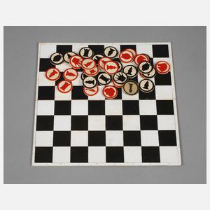 Schachspiel für das Feld