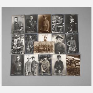 Portraitpostkarten Kampfflieger