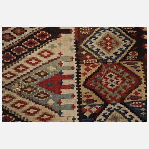 Zwei Bahnen Kelim Anatolien