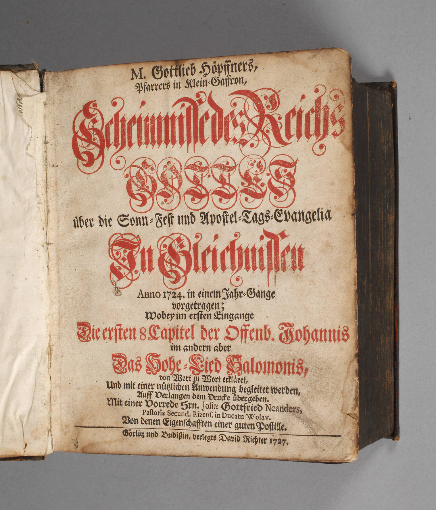 Gottlieb Höpffners Geheimnisse