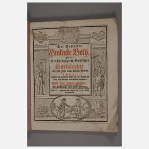 Konvolut alte Schriften, Kalender etc.