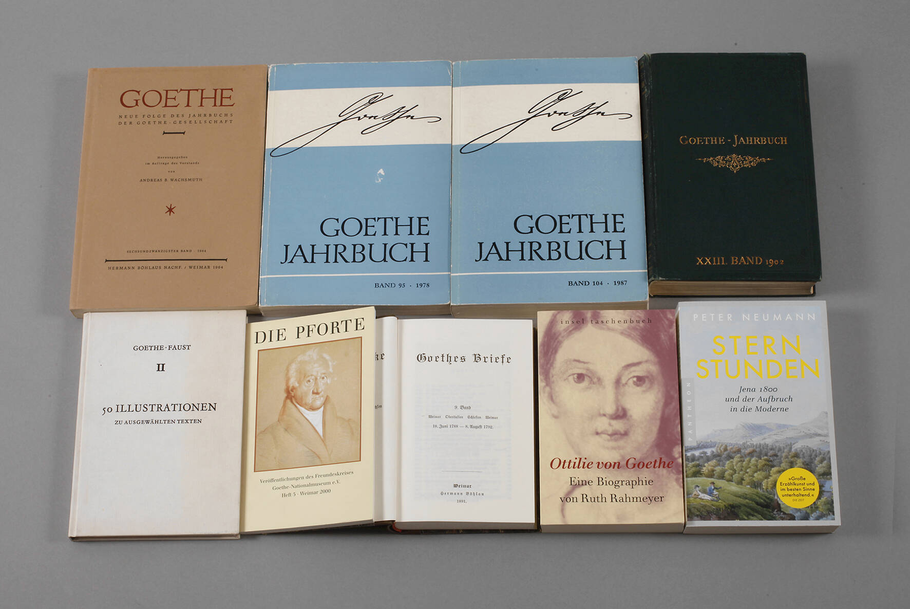 Konvolut Goethe-Literatur