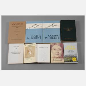 Konvolut Goethe-Literatur