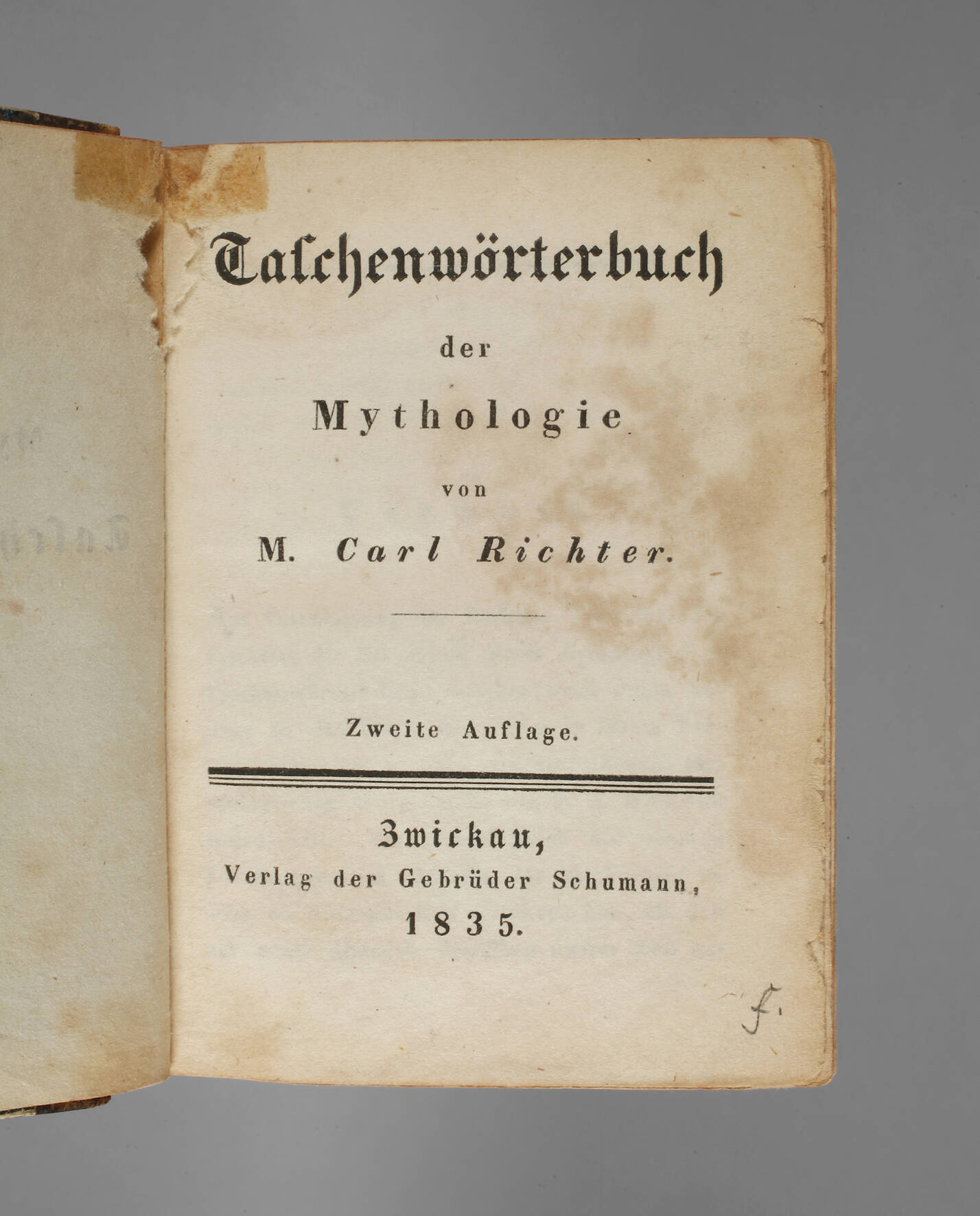 Taschenwörterbuch der Mythologie