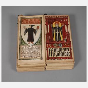 Konvolut Münchener Kalender