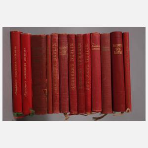 Konvolut Reiseführer Baedeker/Meyers