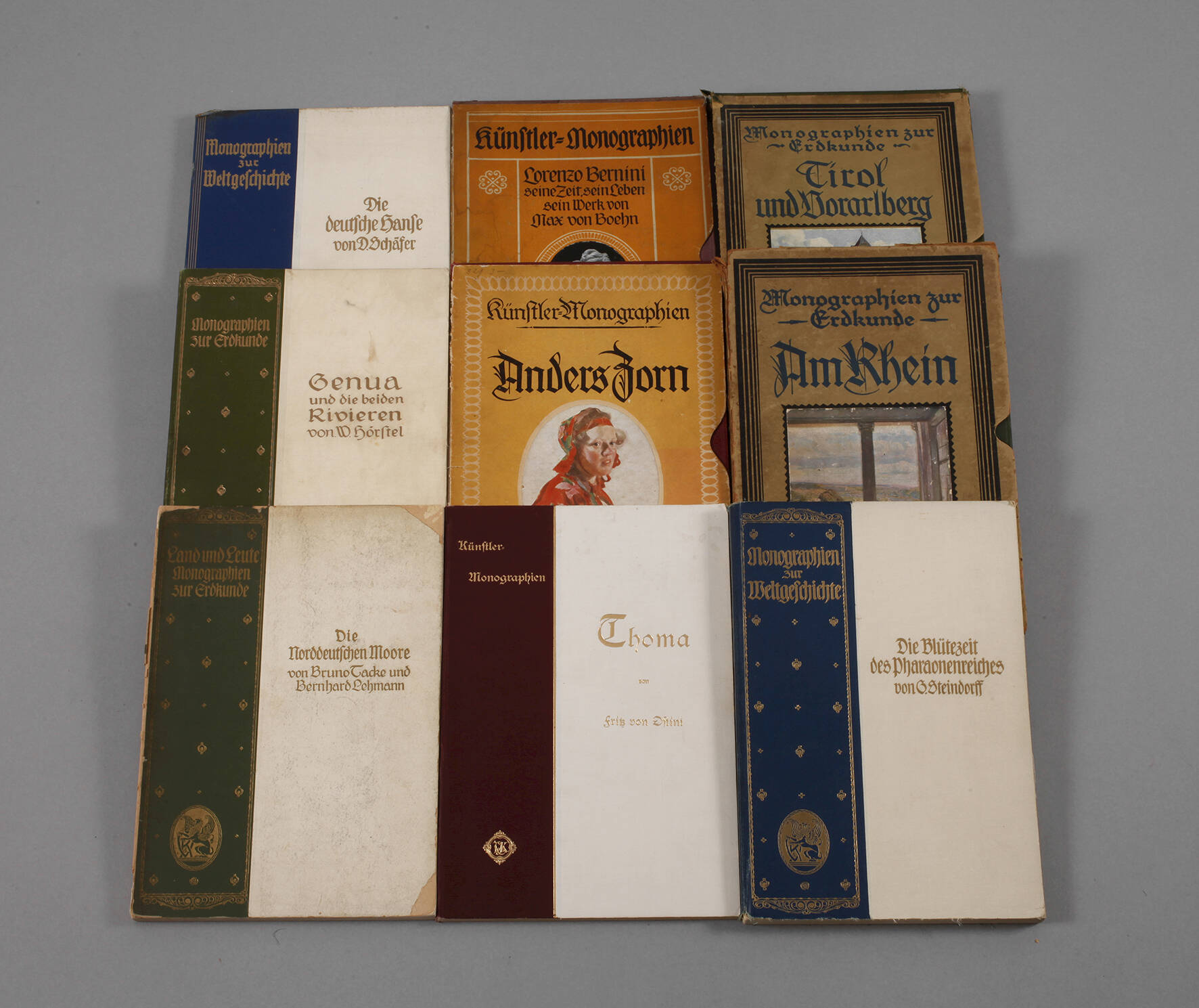 Konvolut Künstler-Monographien