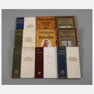 Konvolut Künstler-Monographien