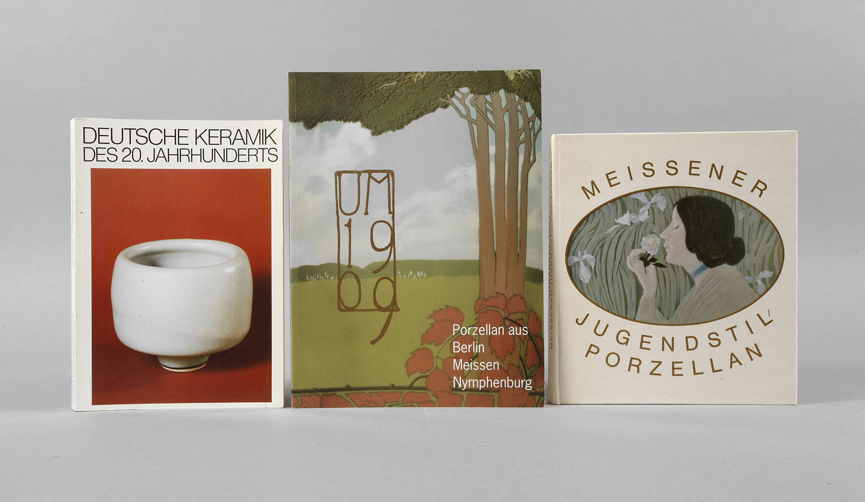 Drei Fachbücher Porzellan/Keramik