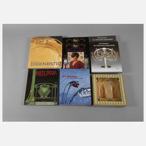 Konvolut Fachliteratur Jugendstil