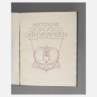 Nietzsche, Dionysos Dithyramben111
