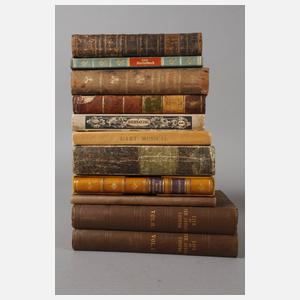 Konvolut antiquarischer Bücher