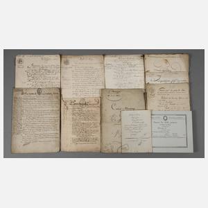 Französische Dokumente 18./19. Jh.