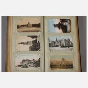 Großes Ansichtskartenalbum Ostdeutschland