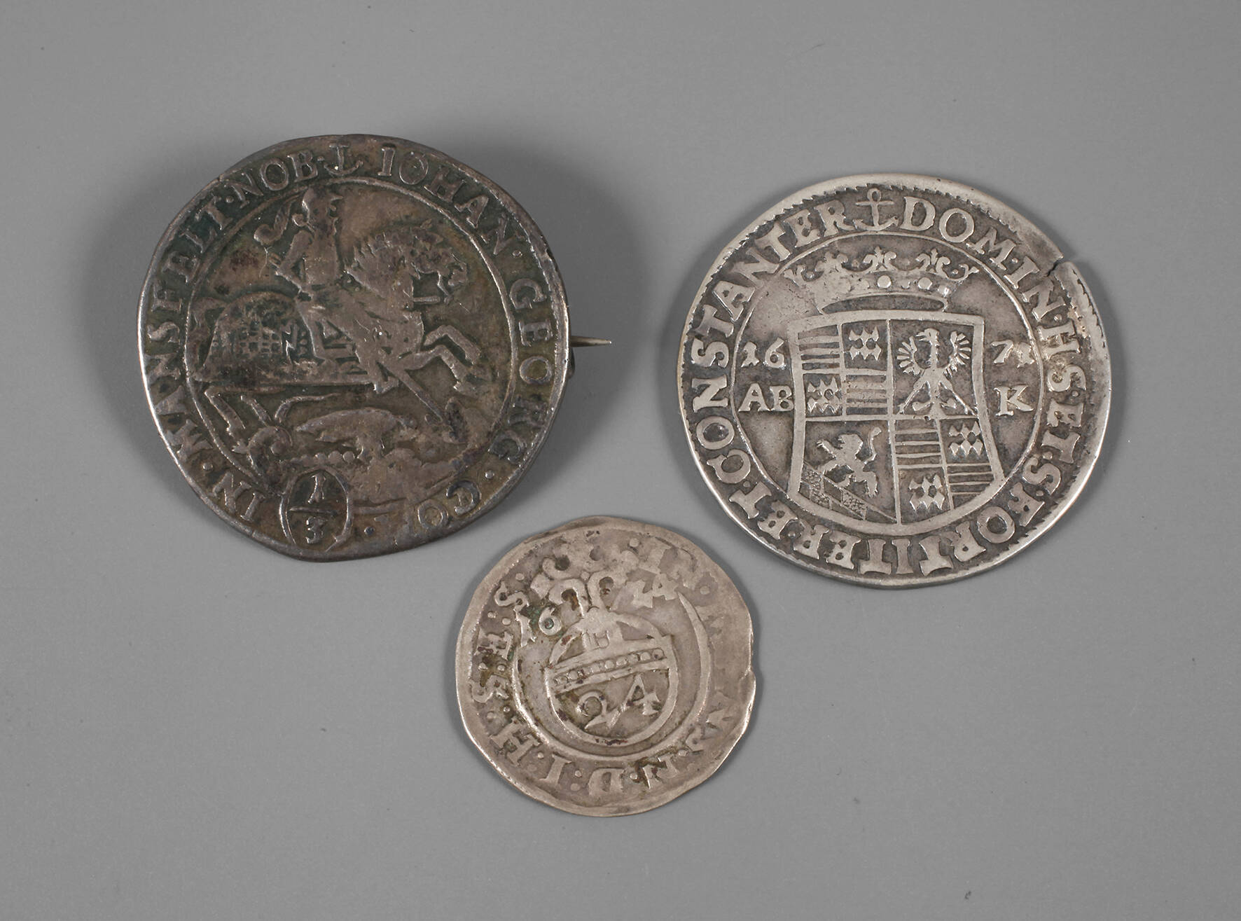 Drei Münzen Mansfeld