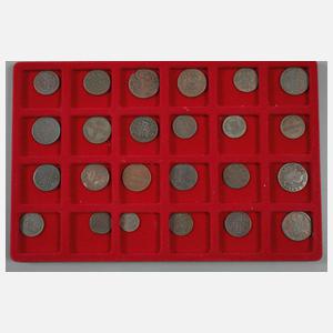 Sammlung Kleinmünzen späte Frühe Neuzeit