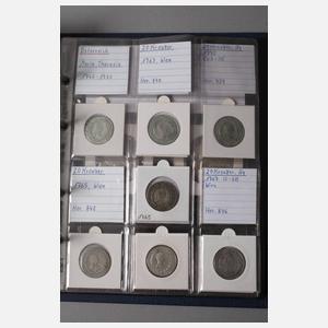 Zwei Münzalben Österreich