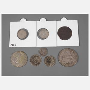 Konvolut Münzen Altdeutschland