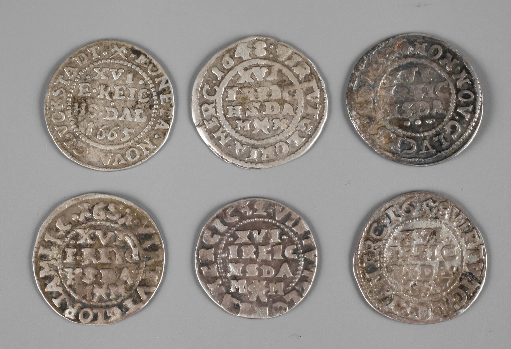 Konvolut 1/16 Taler Schleswig-Holstein