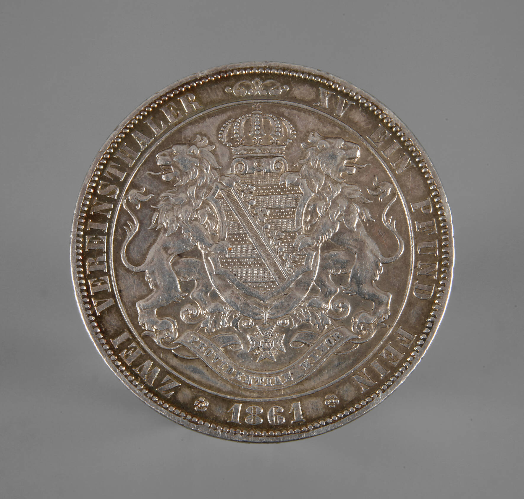 Zwei Vereinstaler Sachsen