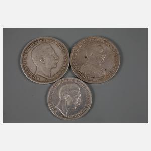 Drei Münzen Preußen