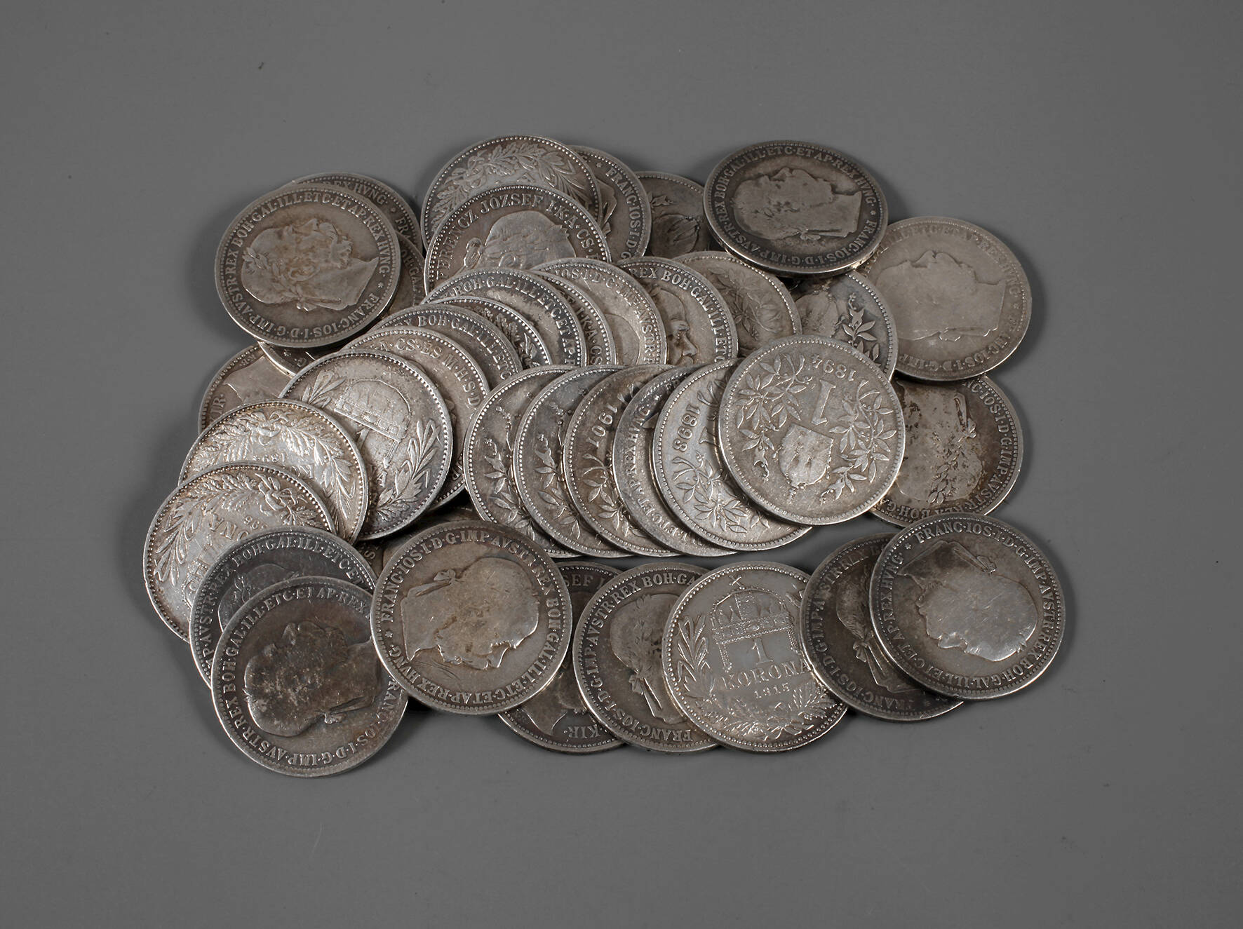 Konvolut 1 Kronen-Stücke Österreich