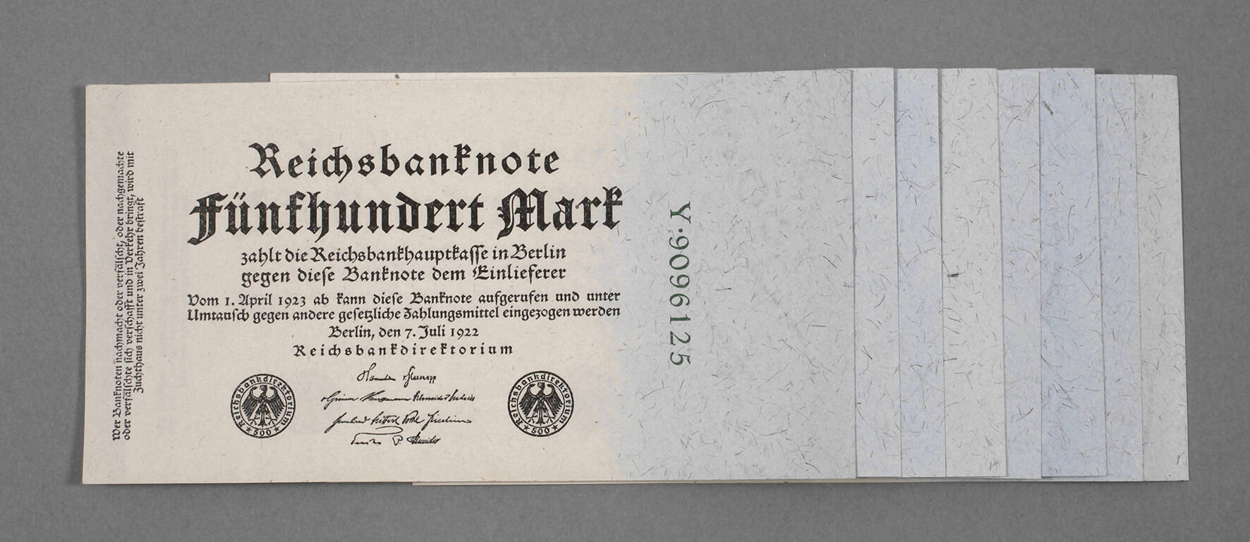 Konvolut Reichsbanknoten