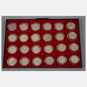 Sammlung 5 DM-Gedenkprägungen