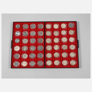 Sammlung 5 DM-Gedenkprägungen