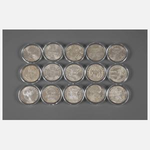 Konvolut 50 Schilling Österreich