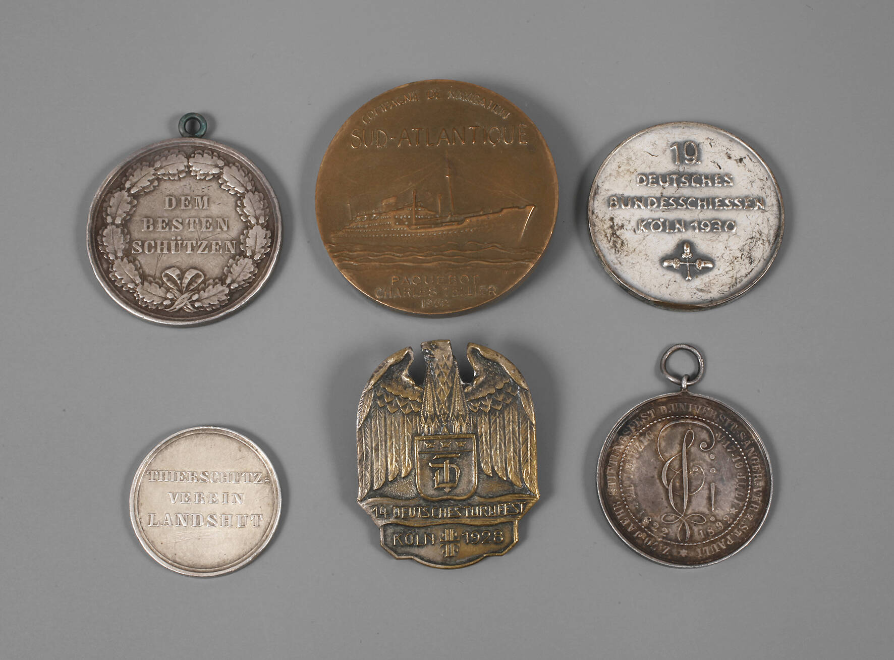 Konvolut Medaillen Turn/Schützen/Sänger