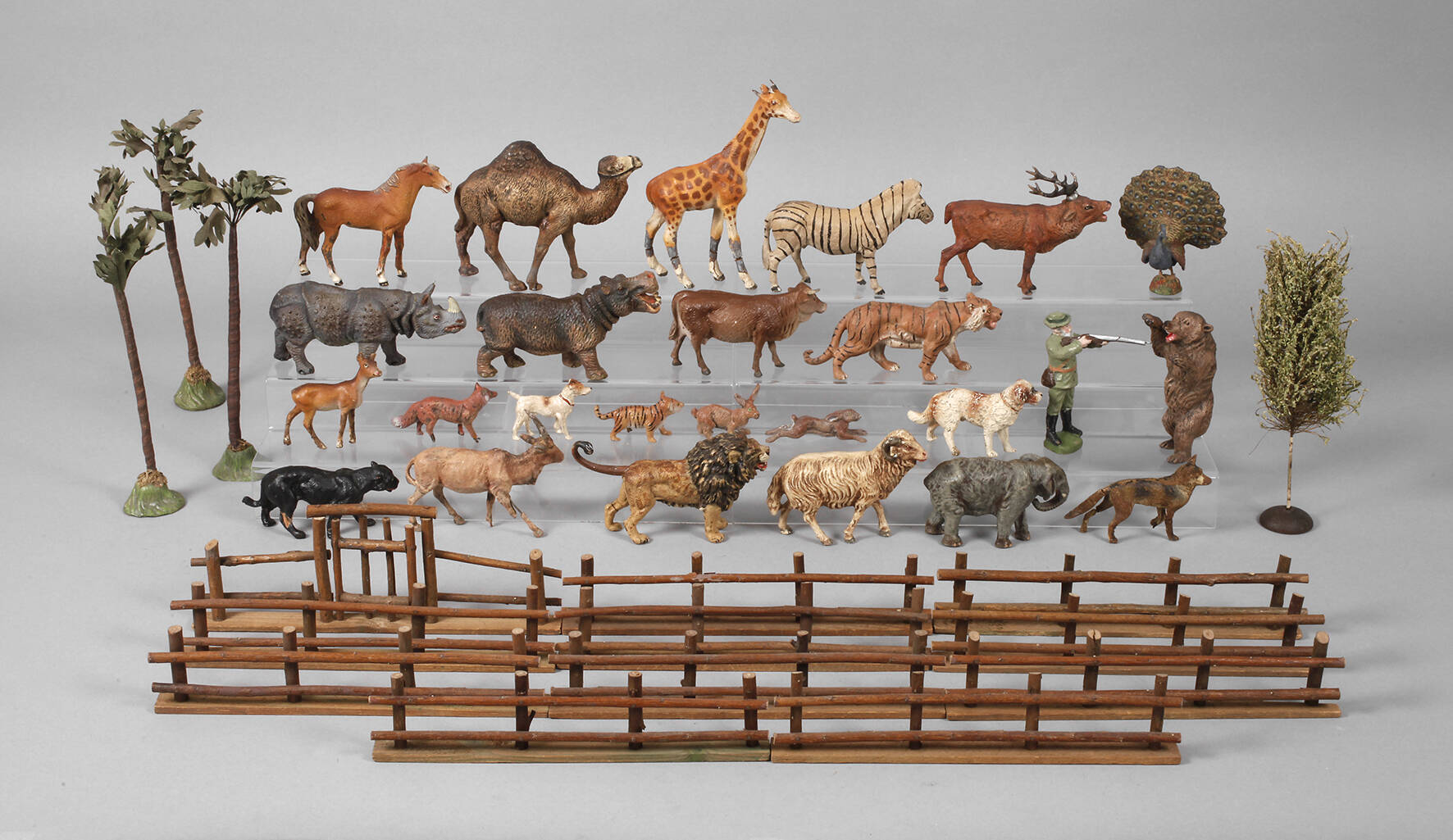 Großes Konvolut Massetiere mit Zubehör