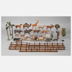 Großes Konvolut Massetiere mit Zubehör