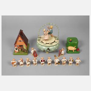 Konvolut Volkskunst Erzgebirge