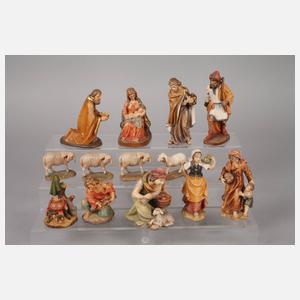 Alpenländische Weihnachtskrippe