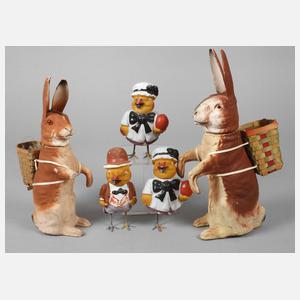 Konvolut Candyboxen als Osterdekoration