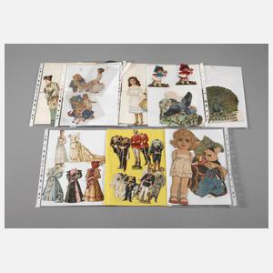 Großes Konvolut Ankleidepuppen