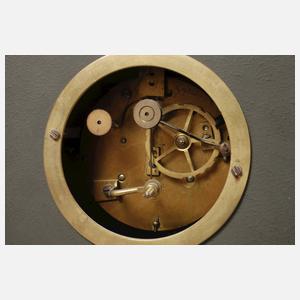 Empire-Kaminuhr "Pferdebändiger"