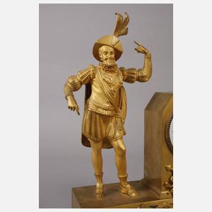 Bronzependule Heinrich IV.