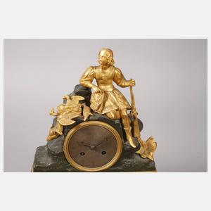 Figurenuhr Bronze