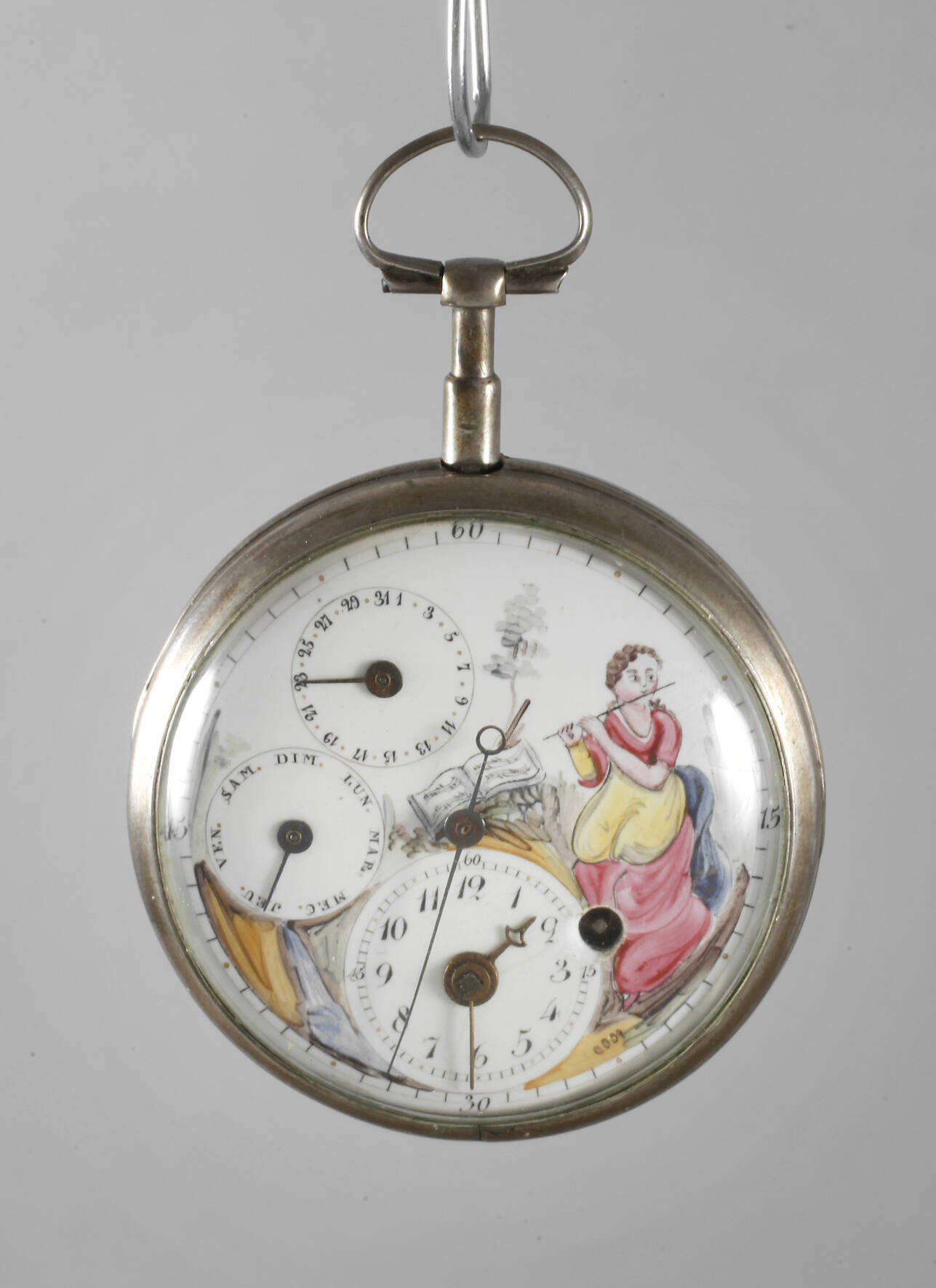 Feine Spindeltaschenuhr