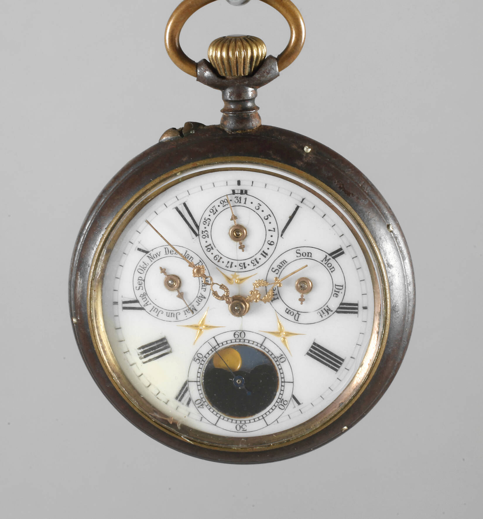 Taschenuhr mit Kalender