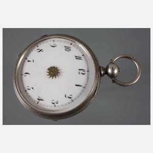 Taschenuhr mit Spielwerk und Repetition