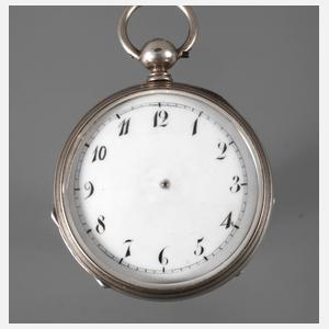 Taschenuhr mit Spielwerk und Repetition