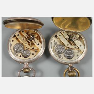 Zwei Taschenuhren Silber