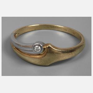Damenring mit Brillant