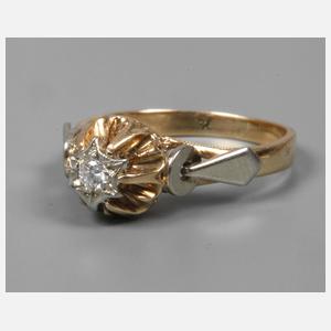 Damenring mit Brillant